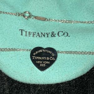 Tiffany & Co. Heart pendant with double chain